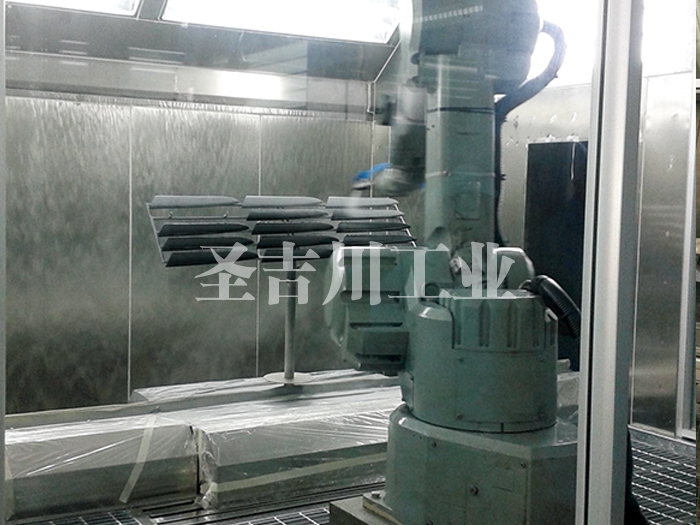 內(nèi)外飾條機(jī)器人噴涂地軌積放線