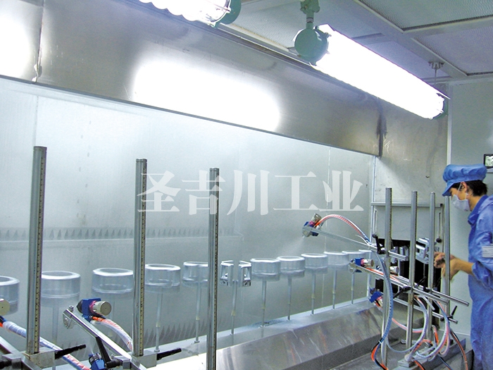 手機(jī)、相機(jī)外殼自動(dòng)旋轉(zhuǎn)固定槍噴漆線